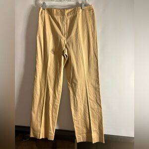 AK ANNE KLEIN STRETCH COTTON BLEND LT CARMEL HAS BELT LOOPS KHAKI STYLE PANTS 10